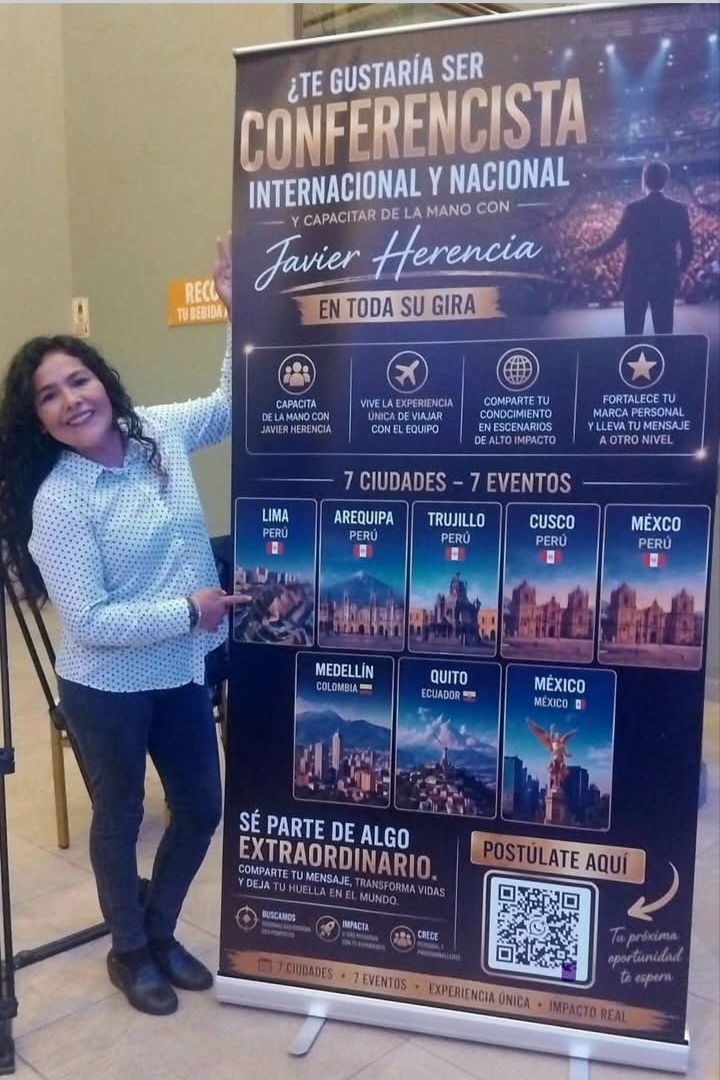 Liliana Salvatierra en el evento De la Sanación a la Abundancia, Lima 2026